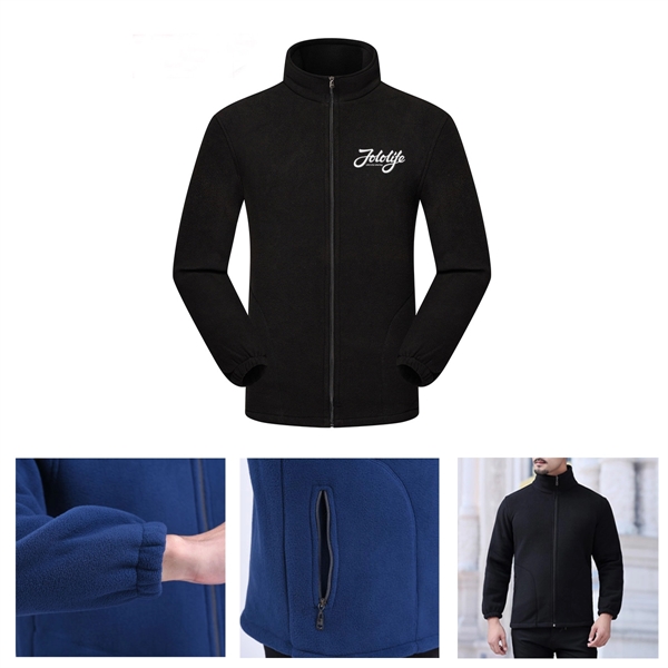 Double-sided Polar Fleece Jacket - Double-sided Polar Fleece Jacket - Image 0 of 5