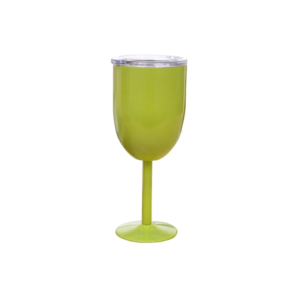Double Wall Insulated Stainless Steel Wine Glass Goblet with - Double Wall Insulated Stainless Steel Wine Glass Goblet with - Image 2 of 6