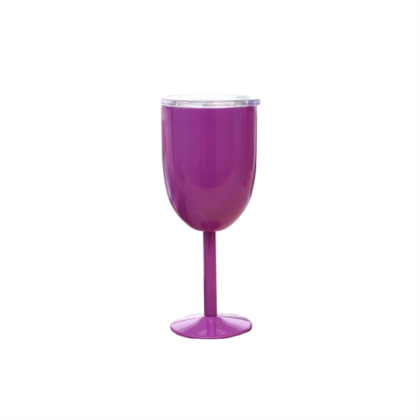 Double Wall Insulated Stainless Steel Wine Glass Goblet with - Double Wall Insulated Stainless Steel Wine Glass Goblet with - Image 3 of 6