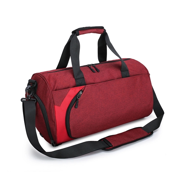 Sports Gym Duffel Bag With Shoe Compartment - Sports Gym Duffel Bag With Shoe Compartment - Image 1 of 4