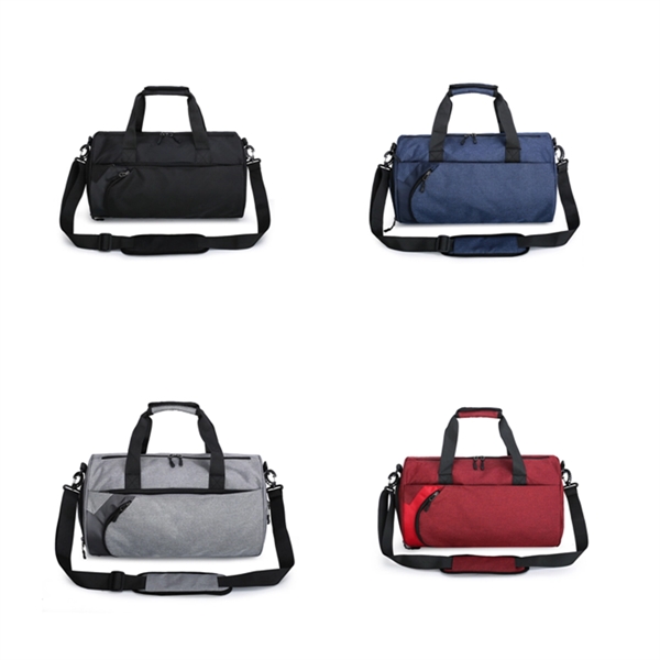 Sports Gym Duffel Bag With Shoe Compartment - Sports Gym Duffel Bag With Shoe Compartment - Image 4 of 4