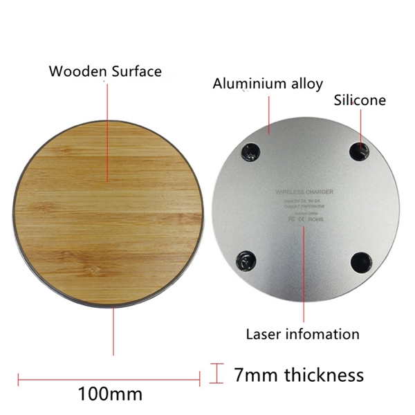 Wireless Charger Aluminium Fast Charging Pad - Wireless Charger Aluminium Fast Charging Pad - Image 1 of 8