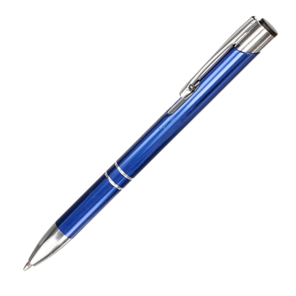 Sleek Metal Finish Aluminum Ballpoint Pens - Sleek Metal Finish Aluminum Ballpoint Pens - Image 1 of 4