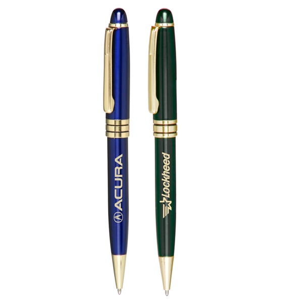 Executive Twister Gold Trim Pens - Executive Twister Gold Trim Pens - Image 0 of 2