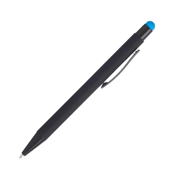 Metal Color Pop Rubberized Stylus Pens - Metal Color Pop Rubberized Stylus Pens - Image 6 of 6