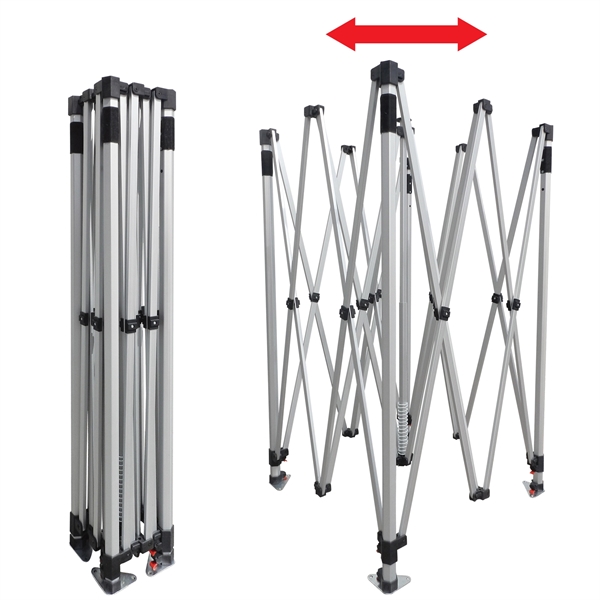 10' Heavy Duty Tent with One Full Double Sided Wall - 10' Heavy Duty Tent with One Full Double Sided Wall - Image 10 of 18