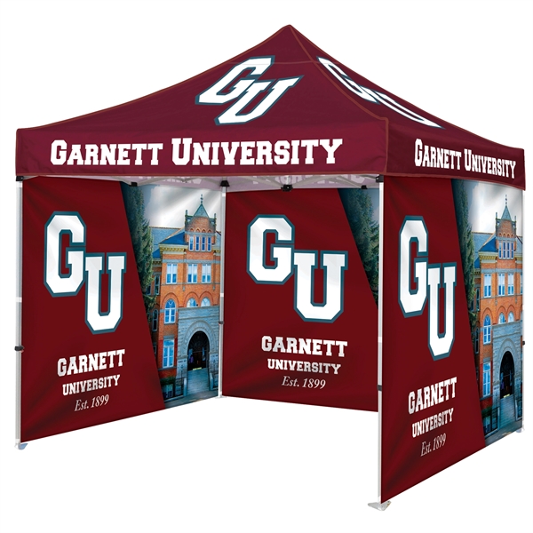10' Heavy Duty Tent with Three Full Double Sided Walls - 10' Heavy Duty Tent with Three Full Double Sided Walls - Image 1 of 18