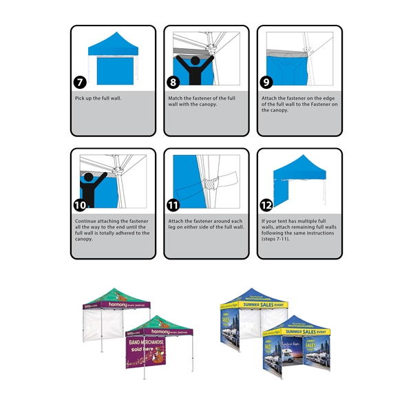 10' Heavy Duty Tent with Three Full Double Sided Walls - 10' Heavy Duty Tent with Three Full Double Sided Walls - Image 18 of 18