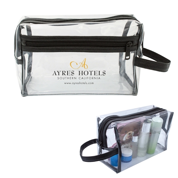 Clear Toiletries Travel Kit Bag - Clear Toiletries Travel Kit Bag - Image 0 of 1