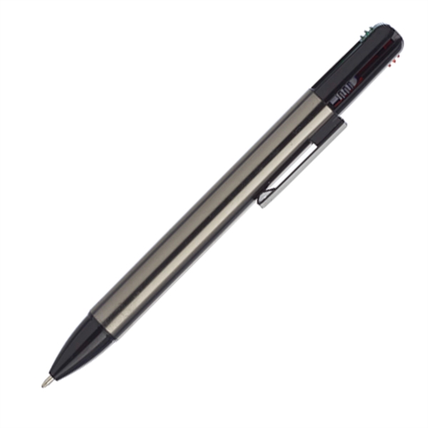 4-In-1 Ink Metal Click Action Pen - 4-In-1 Ink Metal Click Action Pen - Image 2 of 3