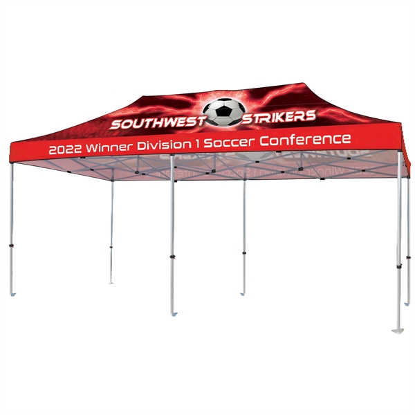 10' x 20' Heavy Duty Canopy Tent - 10' x 20' Heavy Duty Canopy Tent - Image 1 of 16