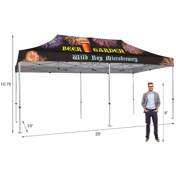 10' x 20' Heavy Duty Canopy Tent - 10' x 20' Heavy Duty Canopy Tent - Image 14 of 16