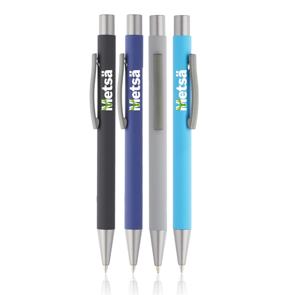Metal Sleek Rubber Coated Pen - Metal Sleek Rubber Coated Pen - Image 0 of 4