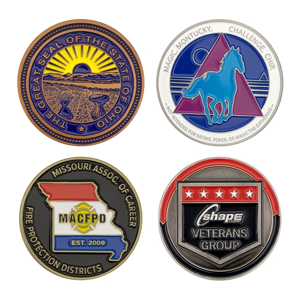 Custom Challenge Coin - Die Struck Economy Enamel - Custom Challenge Coin - Die Struck Economy Enamel - Image 14 of 20