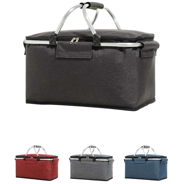 Insulated Picnic Basket - Insulated Picnic Basket - Image 0 of 7
