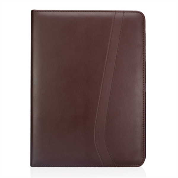 Executive Brown Leatherette Portfolios - Executive Brown Leatherette Portfolios - Image 1 of 2