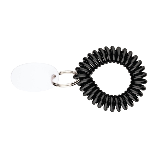 Custom EVA Bracelet Wrist Coil w/Tag Keyring
