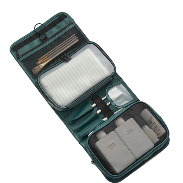 Large Toiletry Bag with Hanging Hook - Large Toiletry Bag with Hanging Hook - Image 1 of 7