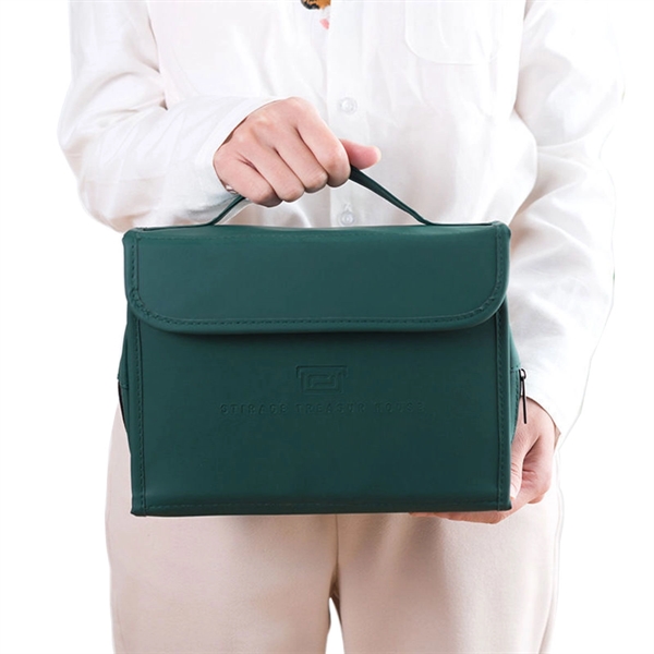 Large Toiletry Bag with Hanging Hook - Large Toiletry Bag with Hanging Hook - Image 2 of 7