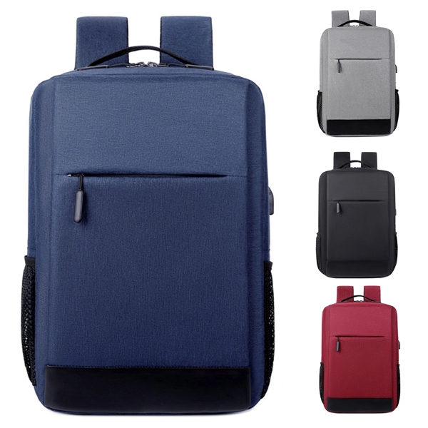 Travel Laptop Anti-Theft  Bookbags With USB - Travel Laptop Anti-Theft  Bookbags With USB - Image 1 of 12
