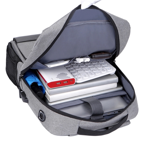 Travel Laptop Anti-Theft  Bookbags With USB - Travel Laptop Anti-Theft  Bookbags With USB - Image 2 of 12