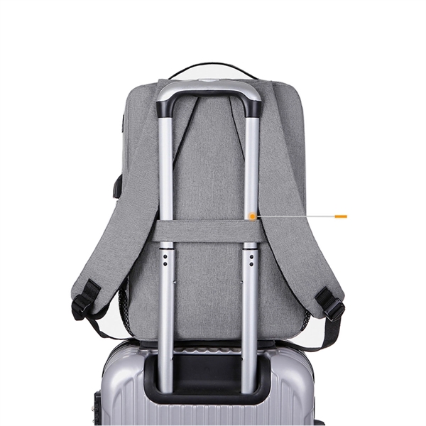 Travel Laptop Anti-Theft  Bookbags With USB - Travel Laptop Anti-Theft  Bookbags With USB - Image 7 of 12