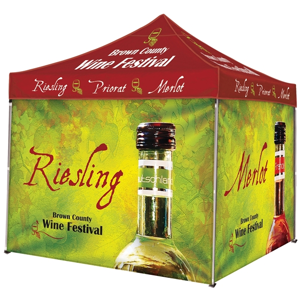 10' Square Tent With Three Full Double Sided Walls - 10' Square Tent With Three Full Double Sided Walls - Image 4 of 17