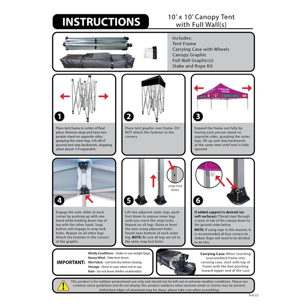 Fully Enclosed Tent - Fully Enclosed Tent - Image 8 of 9