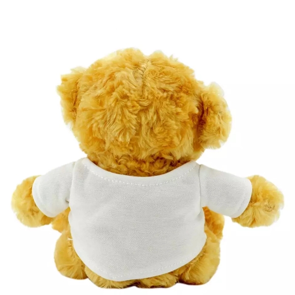 Happy Teddy Bear w/ Full-Color Logo on Shirt - Happy Teddy Bear w/ Full-Color Logo on Shirt - Image 2 of 7