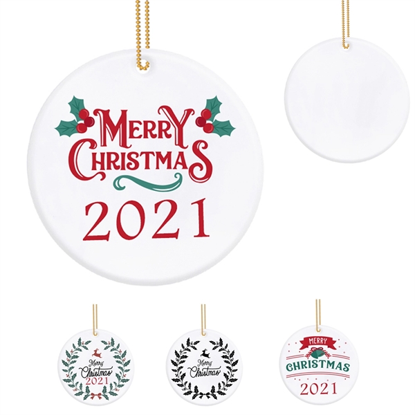 Decorative Ceramic Ornament For Christmas - Decorative Ceramic Ornament For Christmas - Image 1 of 5