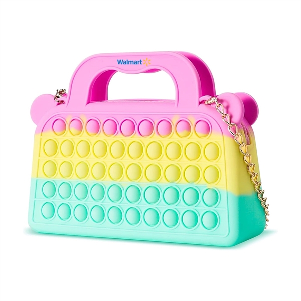 Pop-It Purse w/ Decorated Handles - Pop-It Purse w/ Decorated Handles - Image 1 of 7