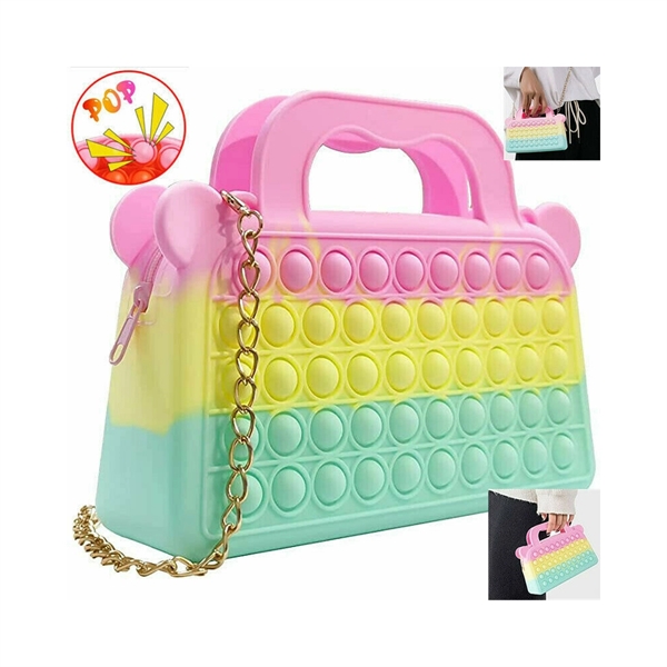 Pop-It Purse w/ Decorated Handles - Pop-It Purse w/ Decorated Handles - Image 4 of 7