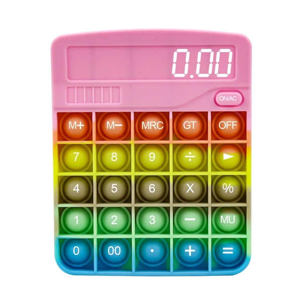 Pop It Fidget Toy - Calculator Shape - Pop It Fidget Toy - Calculator Shape - Image 1 of 5