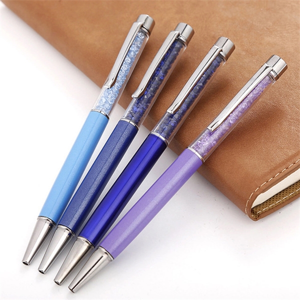 Diamond Retractable Ballpoint Touch Screen Pen - Diamond Retractable Ballpoint Touch Screen Pen - Image 3 of 6