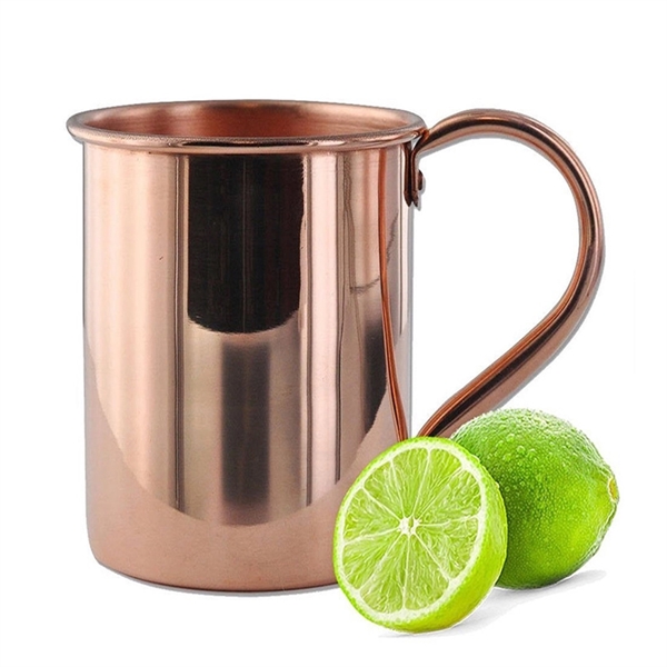 Moscow Mule Copper Mugs with Riveted Handles - Moscow Mule Copper Mugs with Riveted Handles - Image 1 of 3