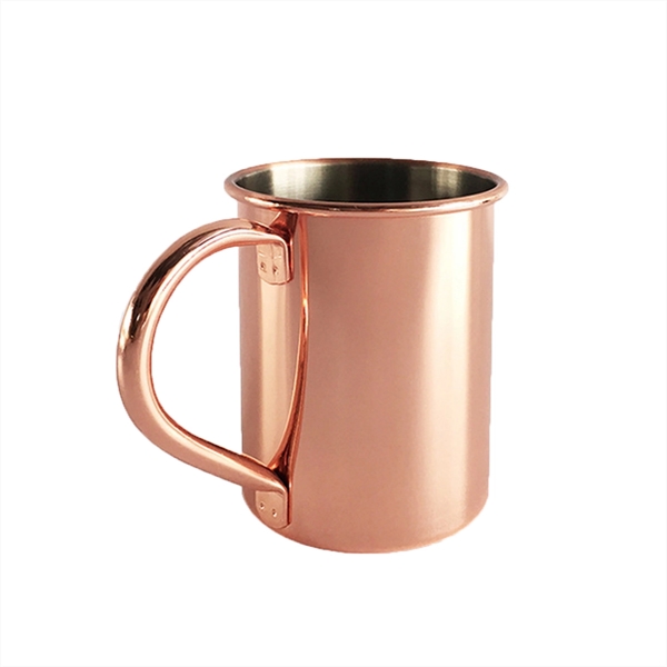 Moscow Mule Copper Mugs with Riveted Handles - Moscow Mule Copper Mugs with Riveted Handles - Image 3 of 3