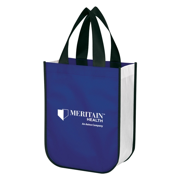 Shiny Non-Woven Shopper Tote Bag - Shiny Non-Woven Shopper Tote Bag - Image 3 of 23