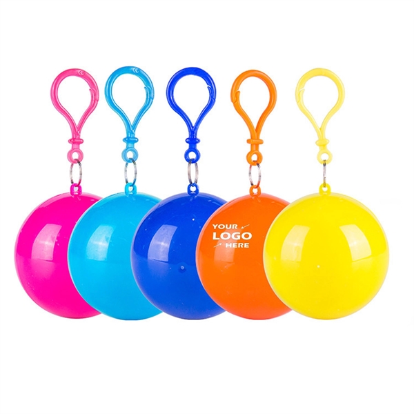 Portable Disposable Ball Raincoat - Portable Disposable Ball Raincoat - Image 1 of 4