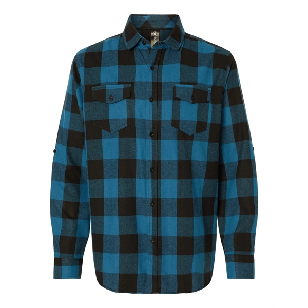 Burnside Yarn-Dyed Flannel Shirt - Burnside Yarn-Dyed Flannel Shirt - Image 52 of 61