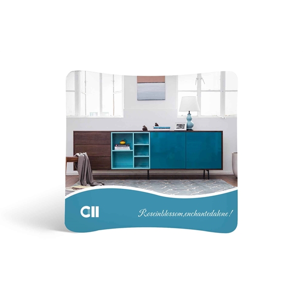 8ft Curved Fabric Display Wall Full Kit-1 Side Imprint - 8ft Curved Fabric Display Wall Full Kit-1 Side Imprint - Image 0 of 0