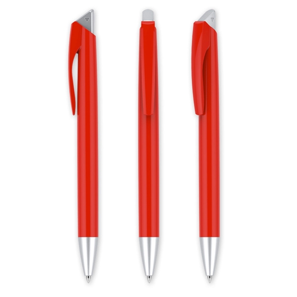 Custom Color Advertising Plastic Ballpoint Pen - Custom Color Advertising Plastic Ballpoint Pen - Image 4 of 9