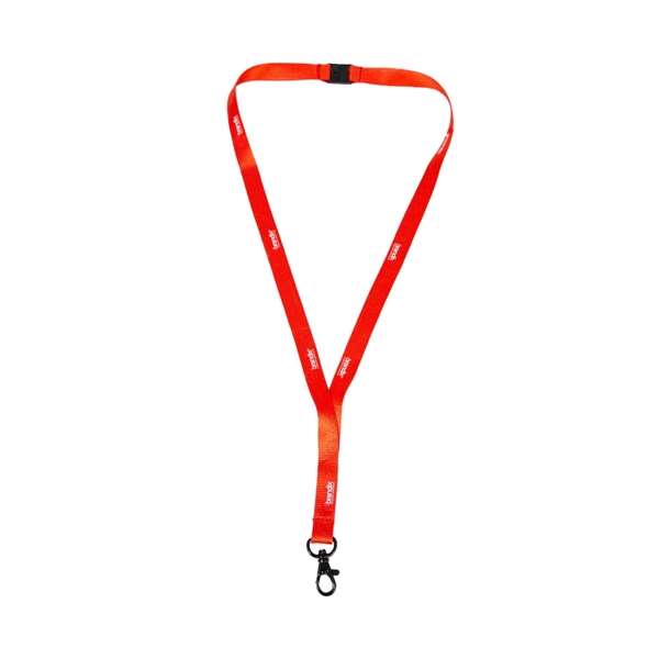Custom 1/2" Lanyard w/ Safety Breakaway & Lobster Claw - Custom 1/2" Lanyard w/ Safety Breakaway & Lobster Claw - Image 1 of 5