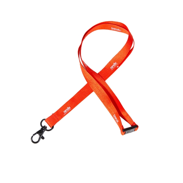 Custom 1/2" Lanyard w/ Safety Breakaway & Lobster Claw - Custom 1/2" Lanyard w/ Safety Breakaway & Lobster Claw - Image 3 of 5
