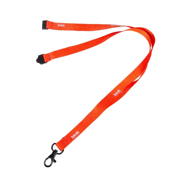 Custom 1/2" Lanyard w/ Safety Breakaway & Lobster Claw - Custom 1/2" Lanyard w/ Safety Breakaway & Lobster Claw - Image 4 of 5