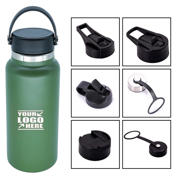 32 Oz Hydro Flask Wide Mouth Flex Cap Bottle - 32 Oz Hydro Flask Wide Mouth Flex Cap Bottle - Image 0 of 3