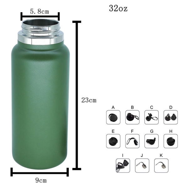 32 Oz Hydro Flask Wide Mouth Flex Cap Bottle - 32 Oz Hydro Flask Wide Mouth Flex Cap Bottle - Image 3 of 3