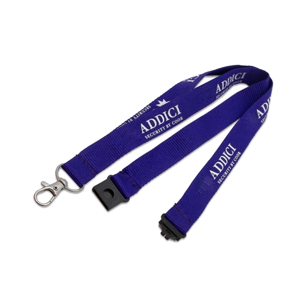 Custom 3/4" Polyester Lanyard w/ Lobster Claw & Safety Break - Custom 3/4" Polyester Lanyard w/ Lobster Claw & Safety Break - Image 3 of 3