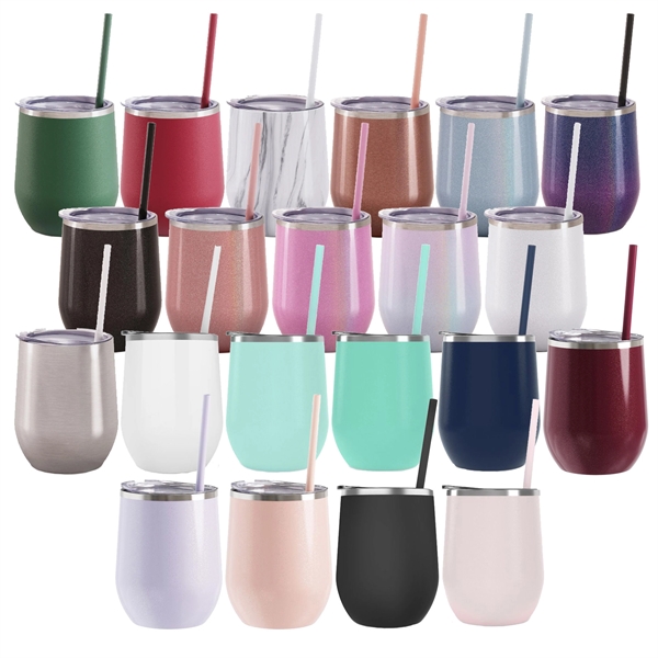 Maars 12oz Bev Stainless Steel Wine Tumbler - Maars 12oz Bev Stainless Steel Wine Tumbler - Image 0 of 42