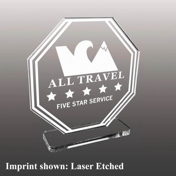Stock Acrylic Award - Laser Etched - Stock Acrylic Award - Laser Etched - Image 0 of 0