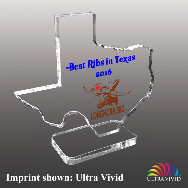 State of Texas Shaped Acrylic Awards - Ultra Vivid Color - State of Texas Shaped Acrylic Awards - Ultra Vivid Color - Image 0 of 0